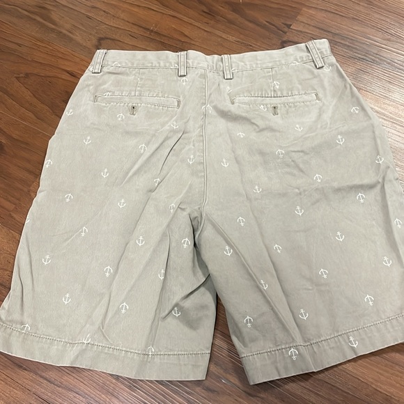 Men’s Khaki Brown Anchor Shorts - Picture 5 of 6